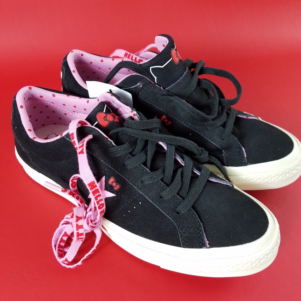 CONVERSE x HELLO KITTY Shoes 162939C Various Sizes